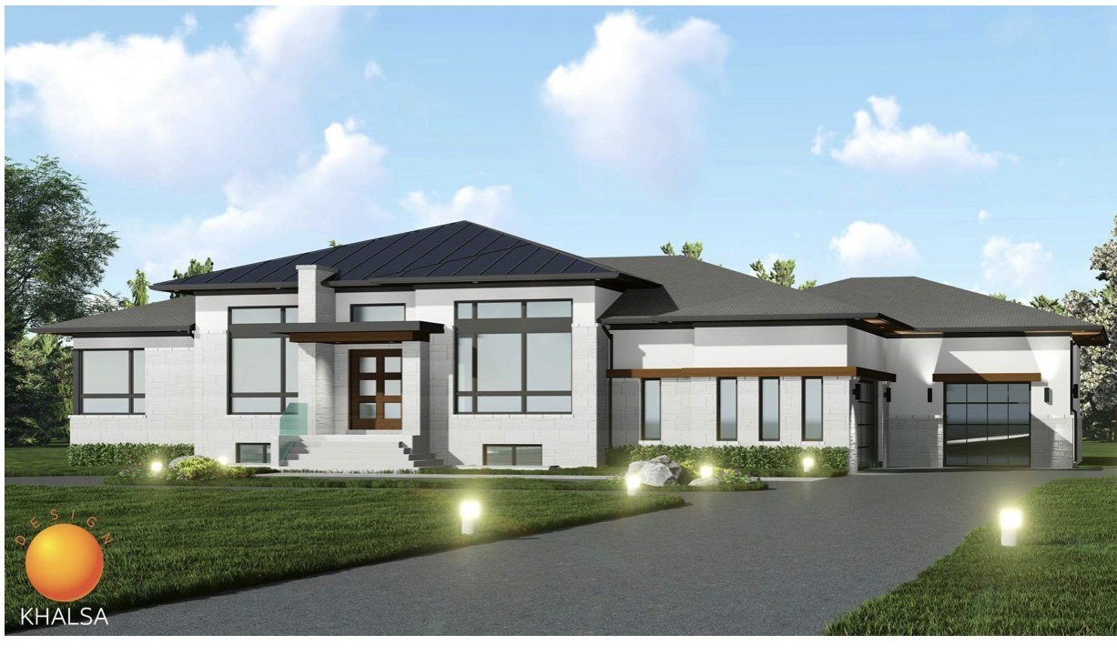 Completed custom home at 13 Rutledge Heights, Melancthon