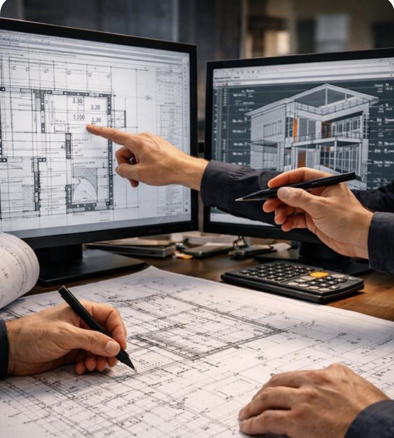 Estimators reviewing plans
